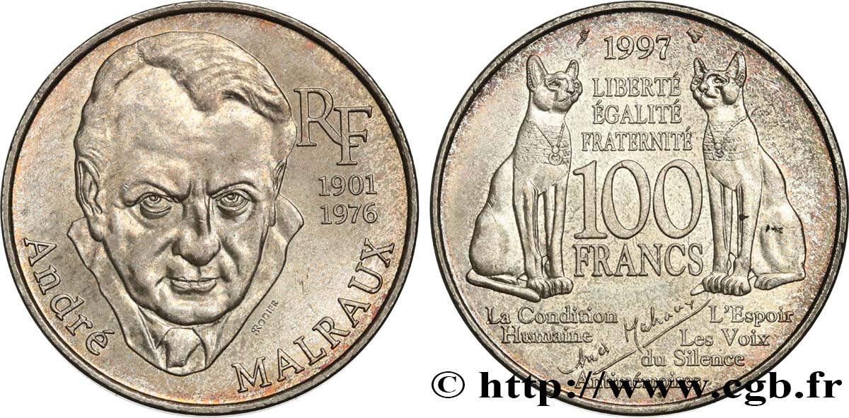 100 francs Malraux 1997  F.465/2 SPL 