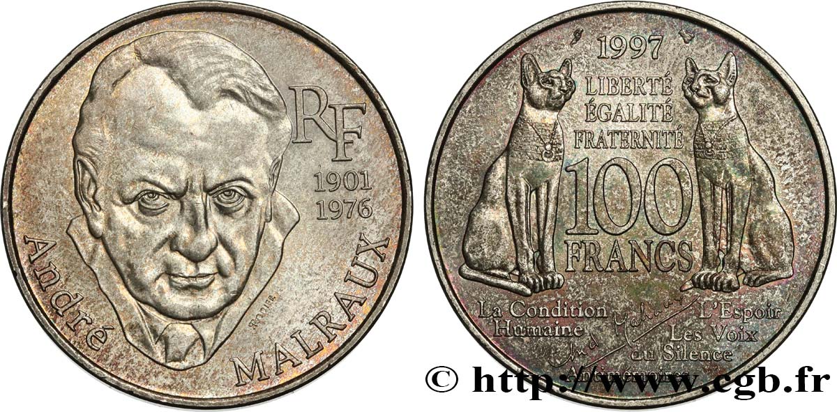 100 francs Malraux 1997  F.465/2 SUP 