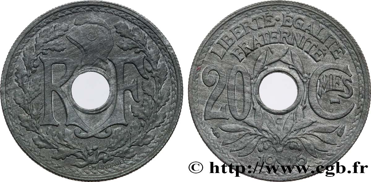 20 centimes Lindauer 1945 Castelsarrasin F.155/4 VZ55 