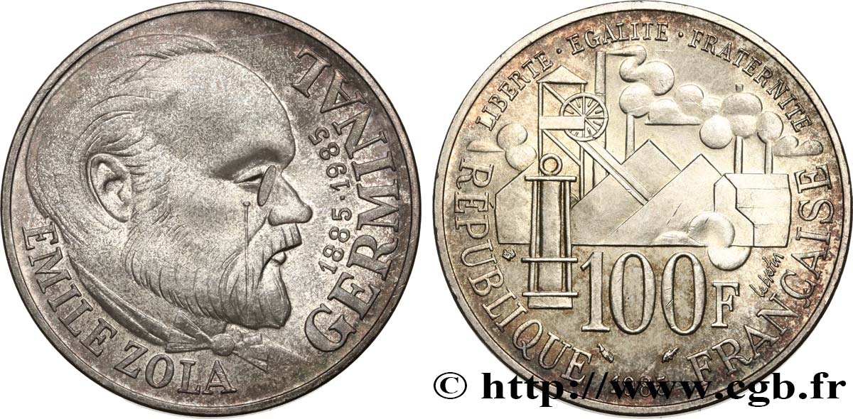 100 francs Émile Zola 1985  F.453/2 AU 