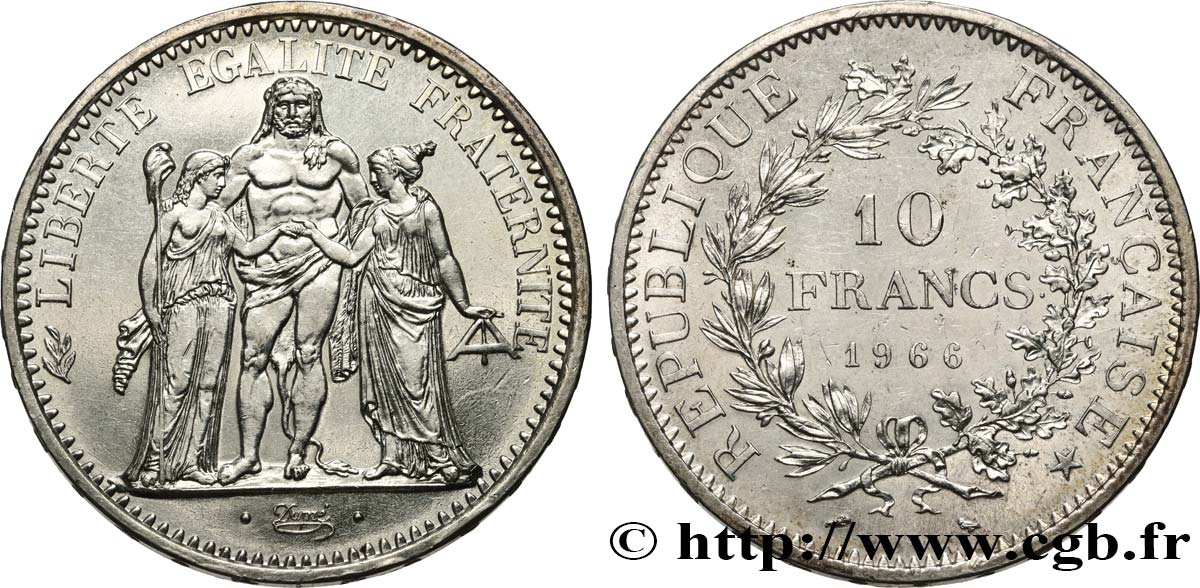 10 francs Hercule 1966  F.364/4 VZ+ 
