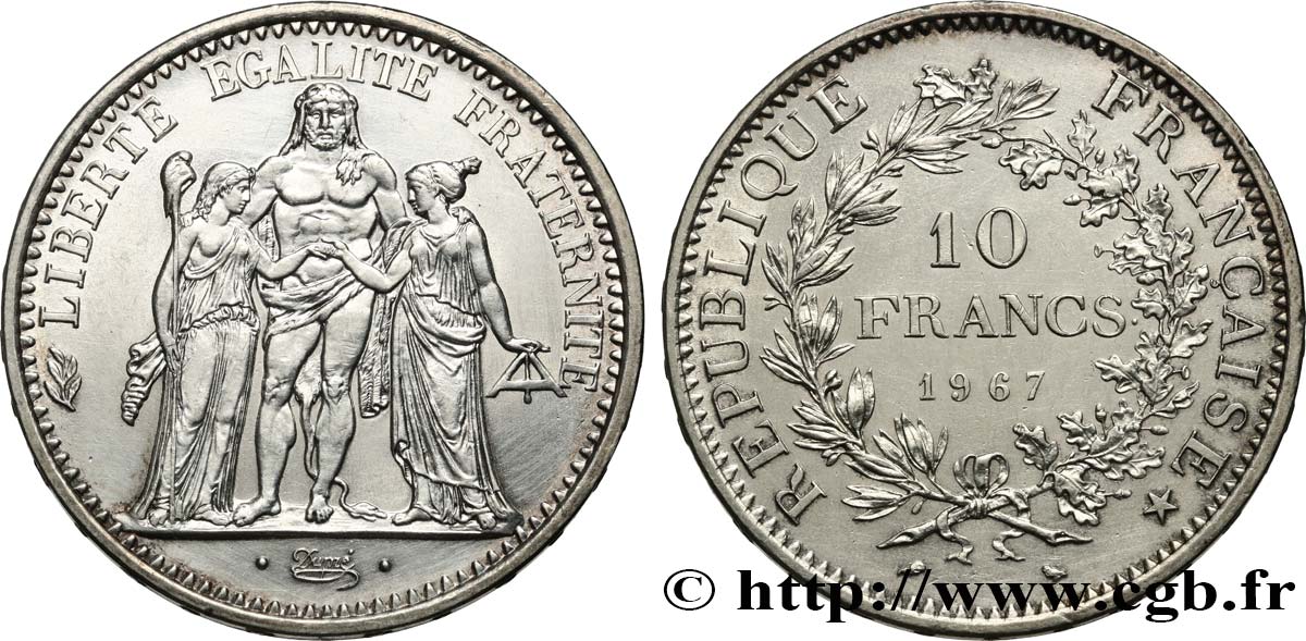 10 francs Hercule 1967  F.364/5 AU 