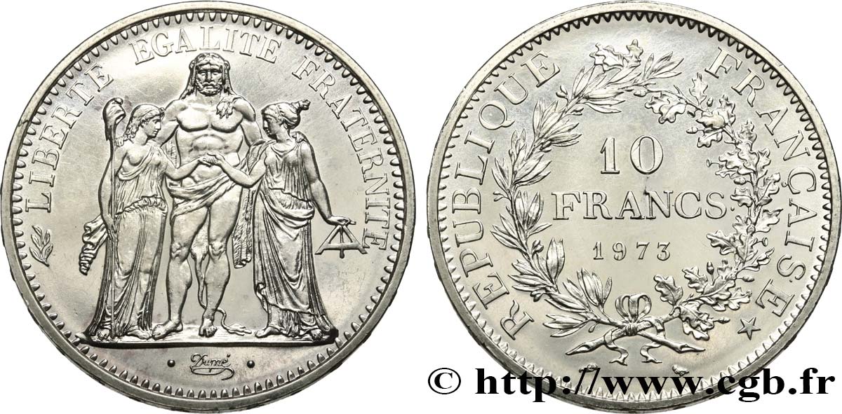 10 francs Hercule 1973  F.364/12 MS 