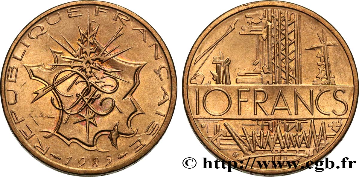 10 francs Mathieu 1985 Pessac F.365/13 VZ62 