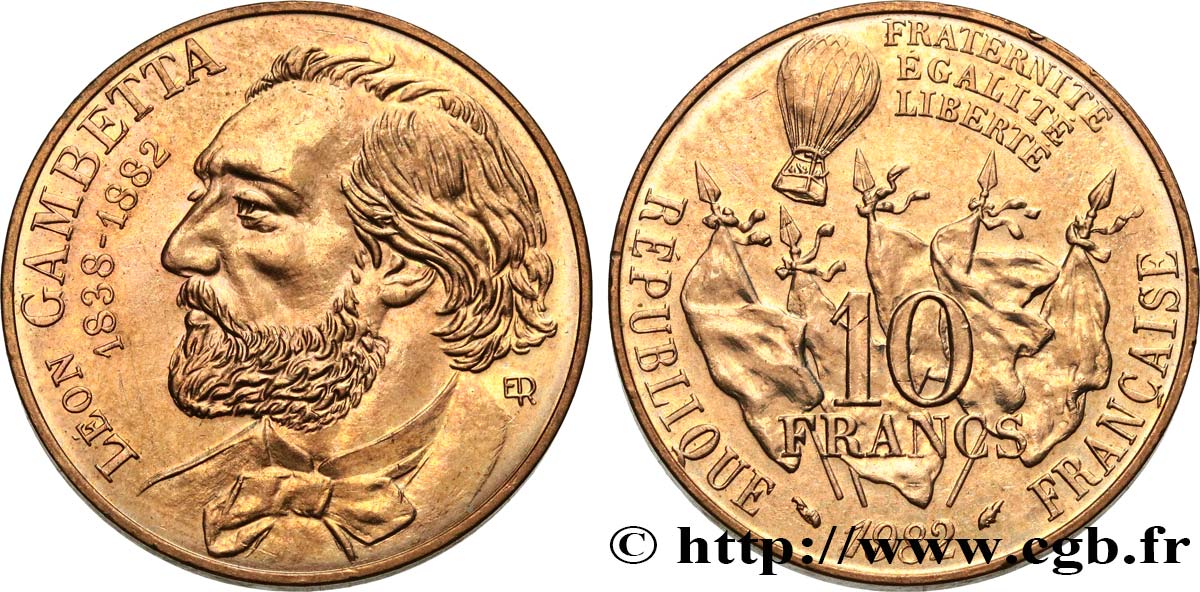 10 francs Gambetta 1982  F.366/2 MS60 