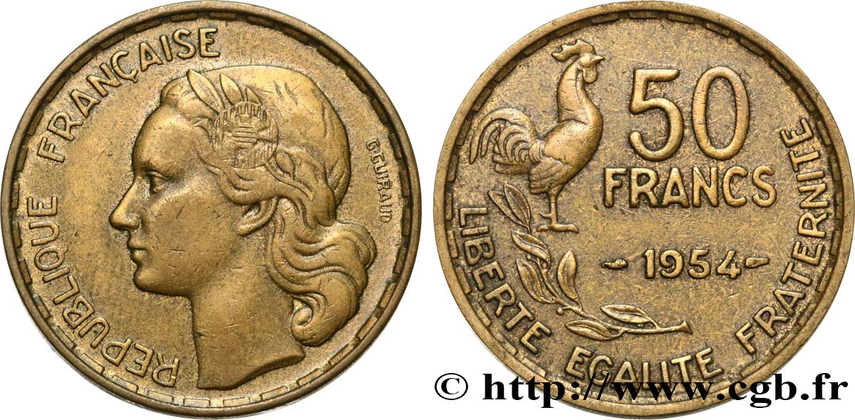 50 francs Guiraud 1954  F.425/12 BC35 