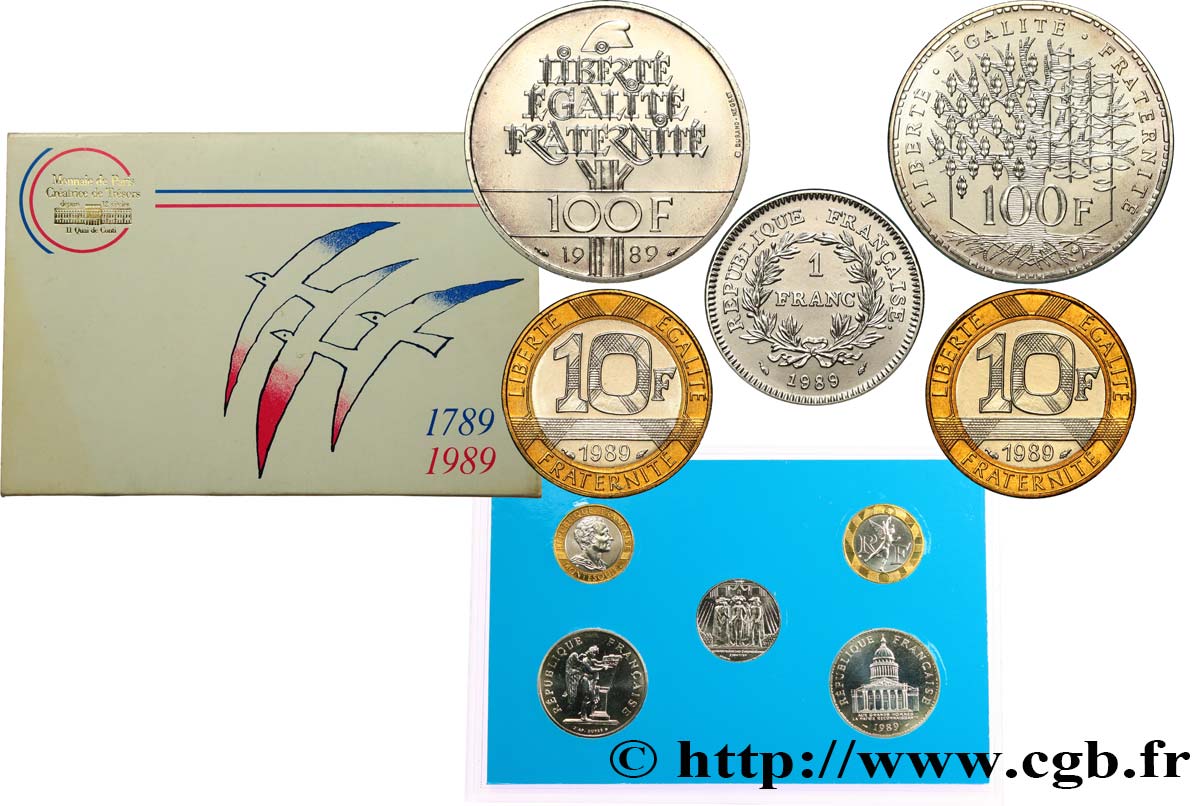 Boîte Fleur de Coins 1989  F.5000/47 MS 
