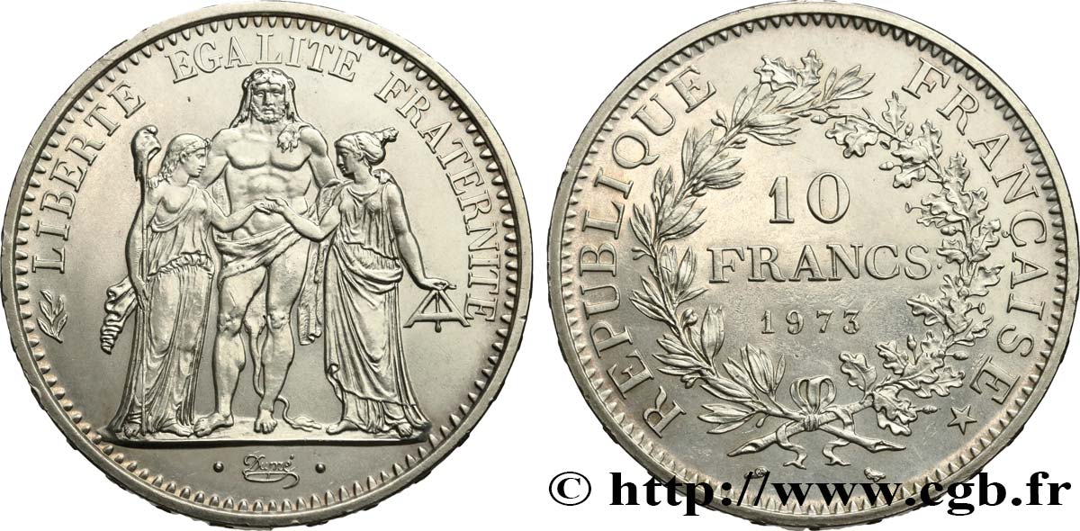 10 francs Hercule 1973  F.364/12 SC 