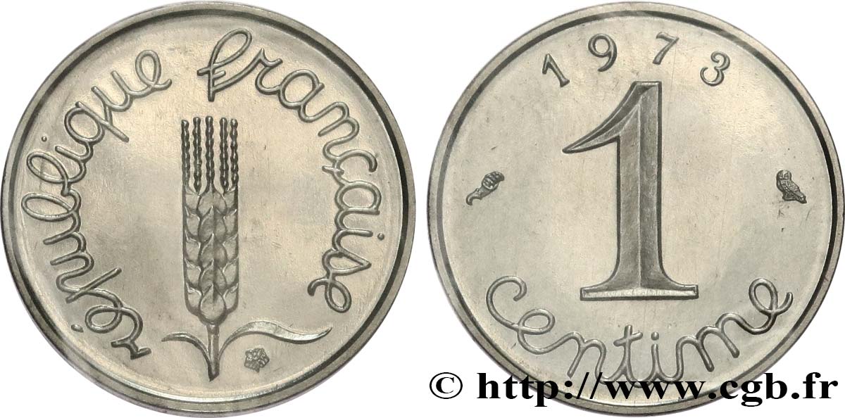 1 centime Épi 1973 Pessac F.106/23 FDC 