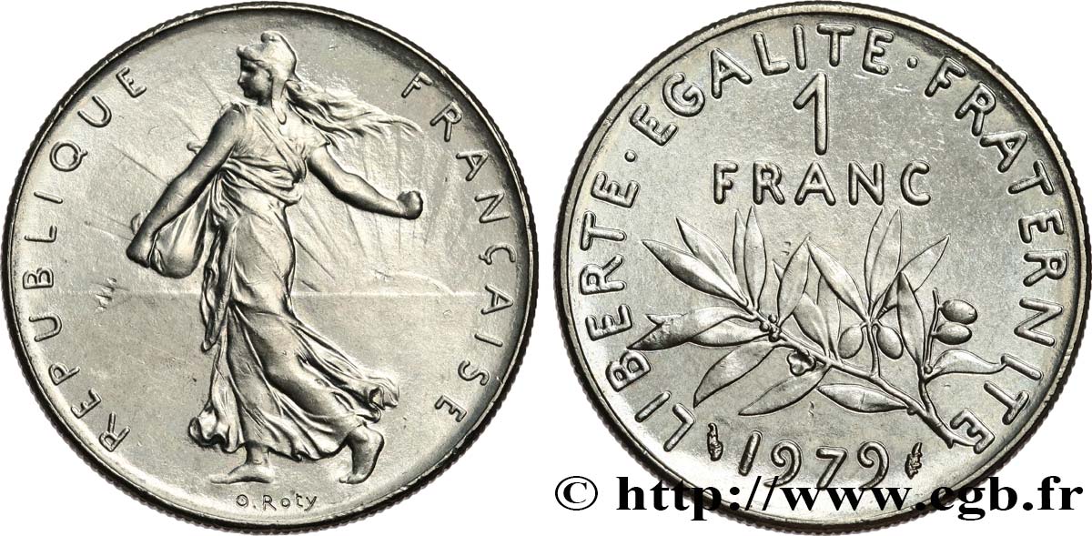 1 franc Semeuse, nickel 1979 Pessac F.226/24 MS61 