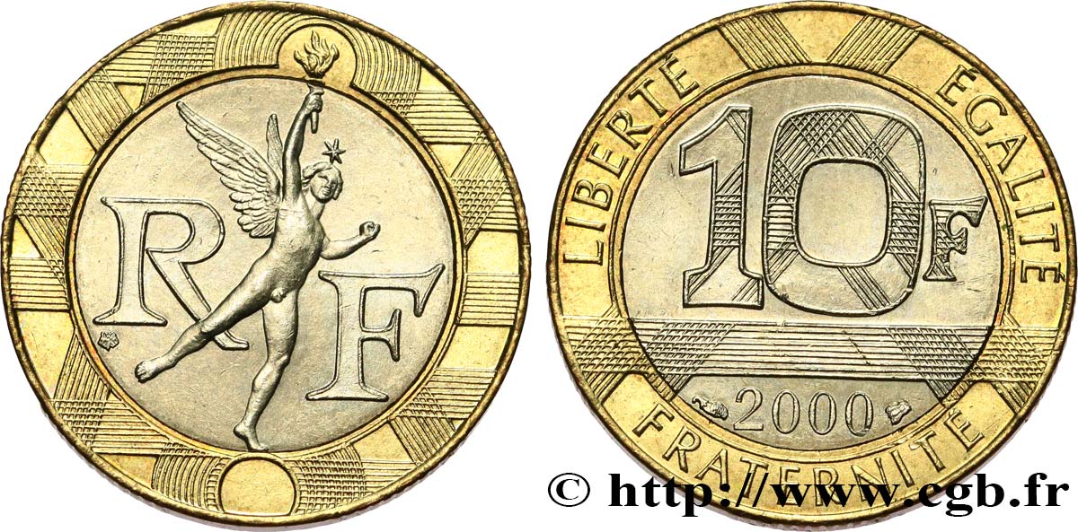 10 francs Génie de la Bastille 2000 Pessac F.375/17 MS 