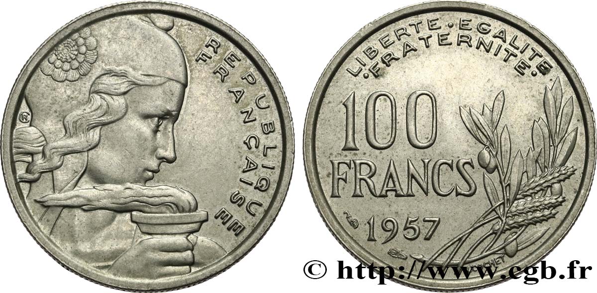100 francs Cochet 1957  F.450/10 MBC53 