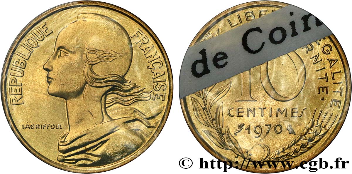 10 centimes Marianne 1970 Paris F.144/10 FDC 