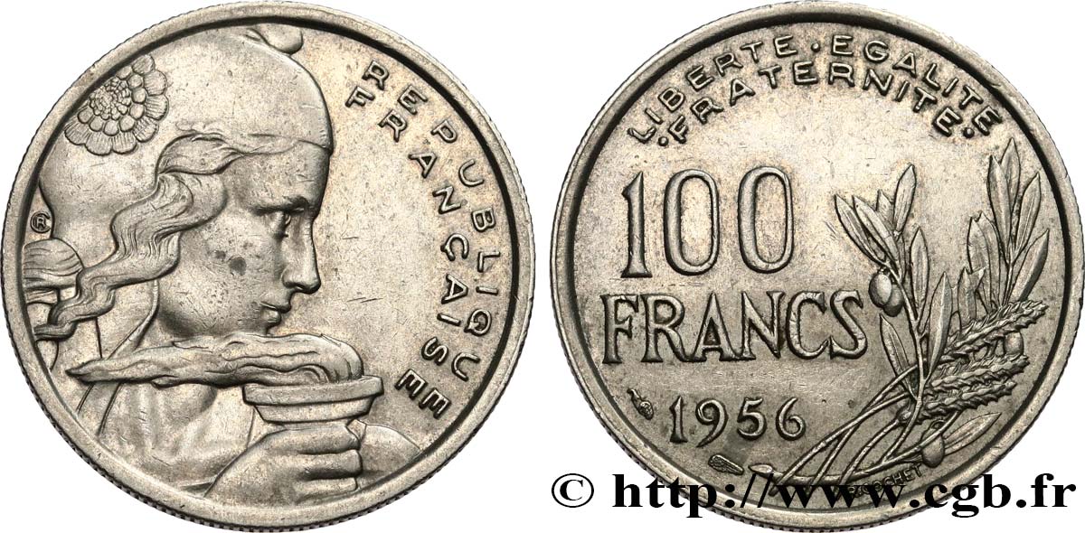 100 francs Cochet 1956  F.450/8 q.SPL 