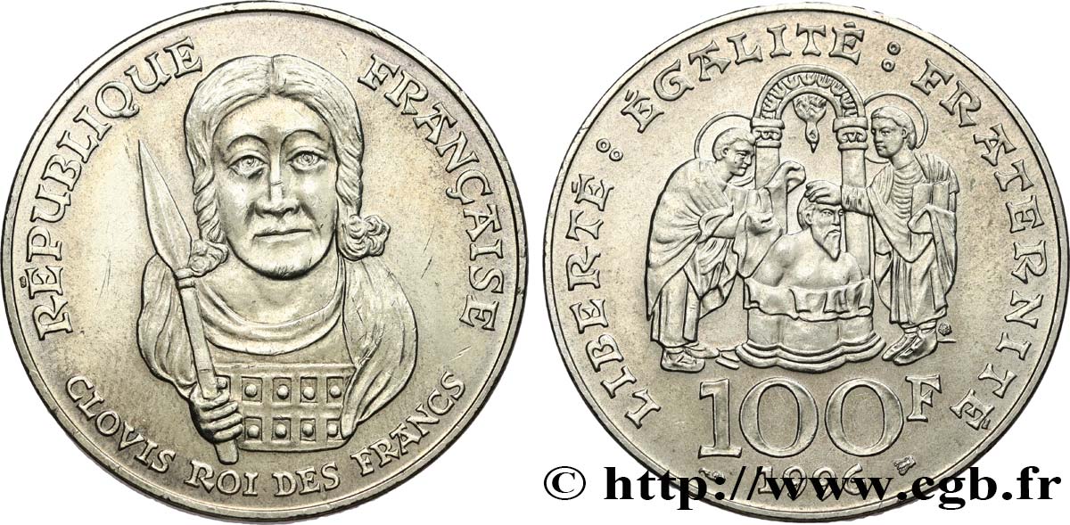 100 francs Clovis 1996  F.464/2 SUP+ 