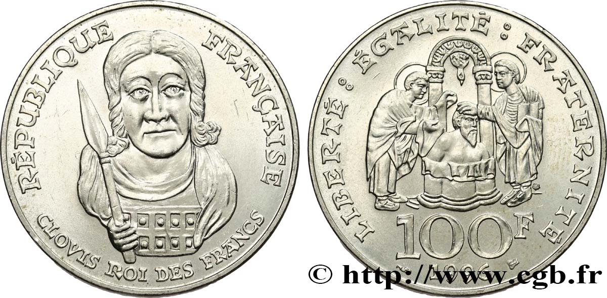 100 francs Clovis 1996  F.464/2 MS 