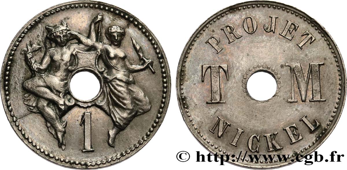 Projet de 1 centime T. Michelin n.d.  GEM.259 1 TTB 