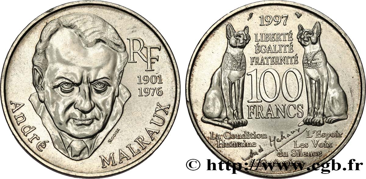 100 francs Malraux 1997  F.465/2 SPL60 
