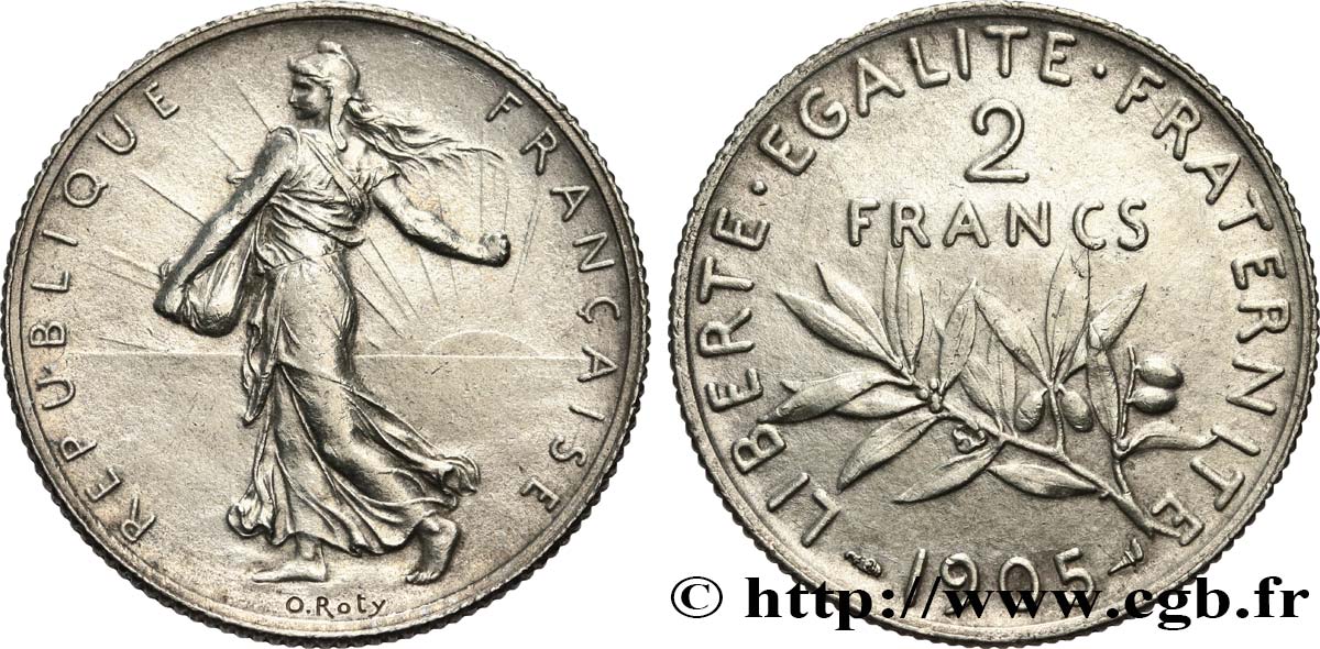 2 francs Semeuse 1905  F.266/9 MS 
