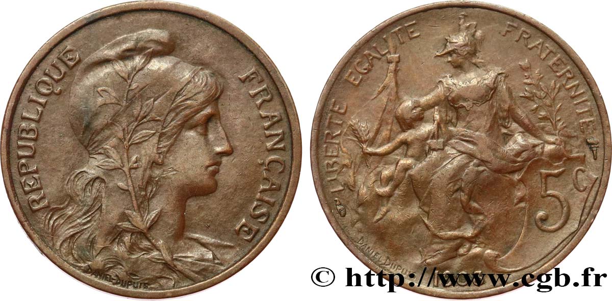 5 centimes Daniel-Dupuis 1903  F.119/13 BC35 