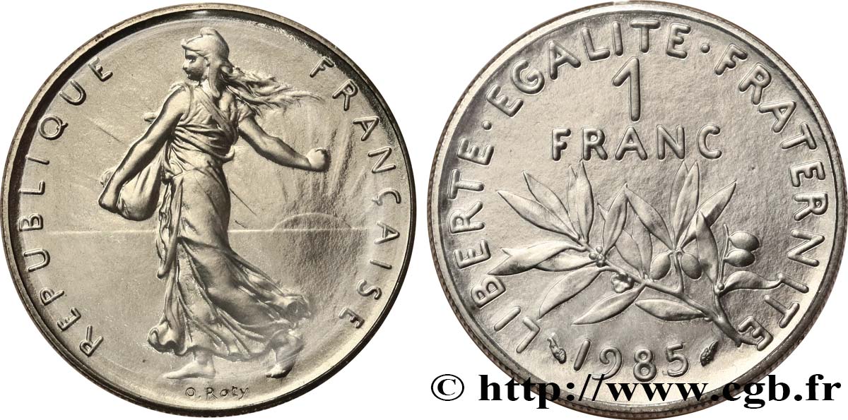 1 franc Semeuse, nickel 1985 Pessac F.226/30 MS 
