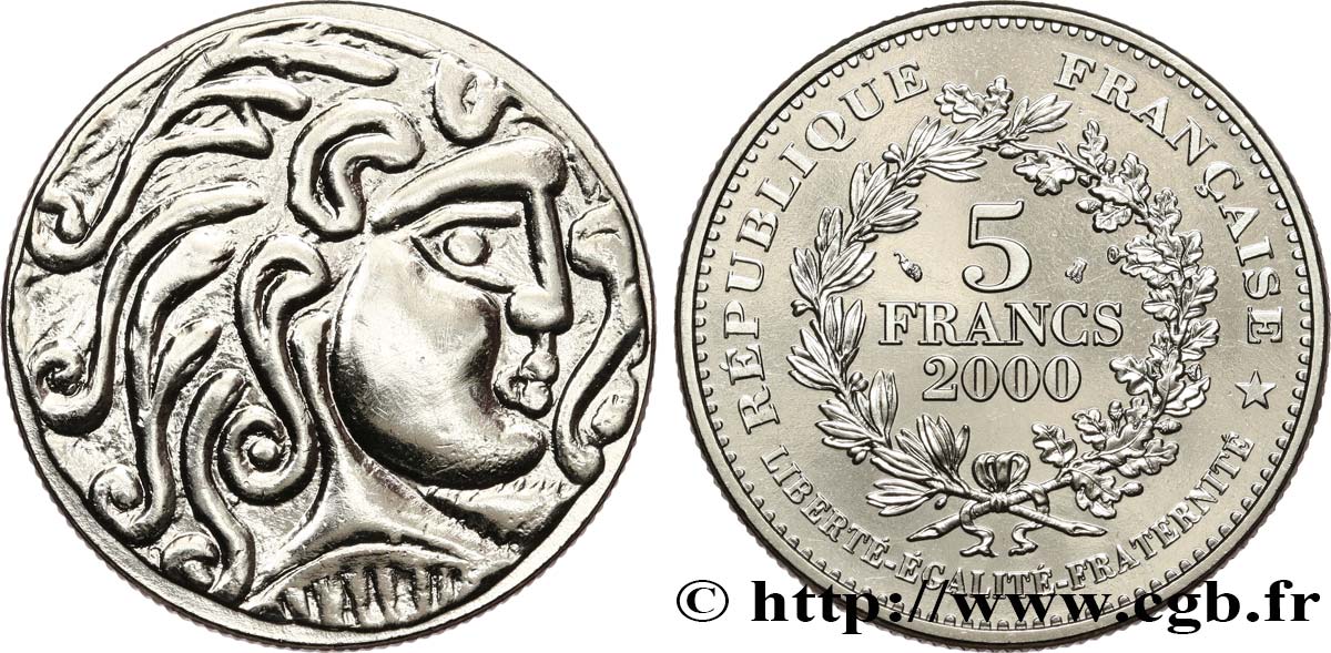 5 francs Statère des Parisii 2000  F.347/1 MS 