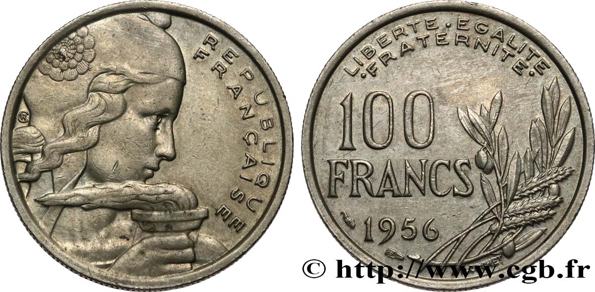 100 francs Cochet 1956  F.450/8 XF45 