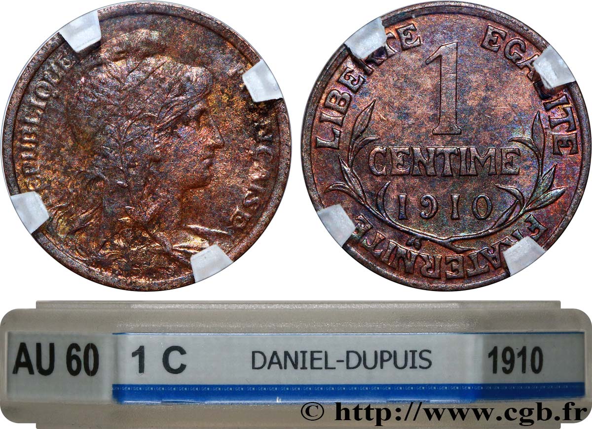 1 centime Daniel-Dupuis 1910 Paris F.105/12 SPL60 GENI