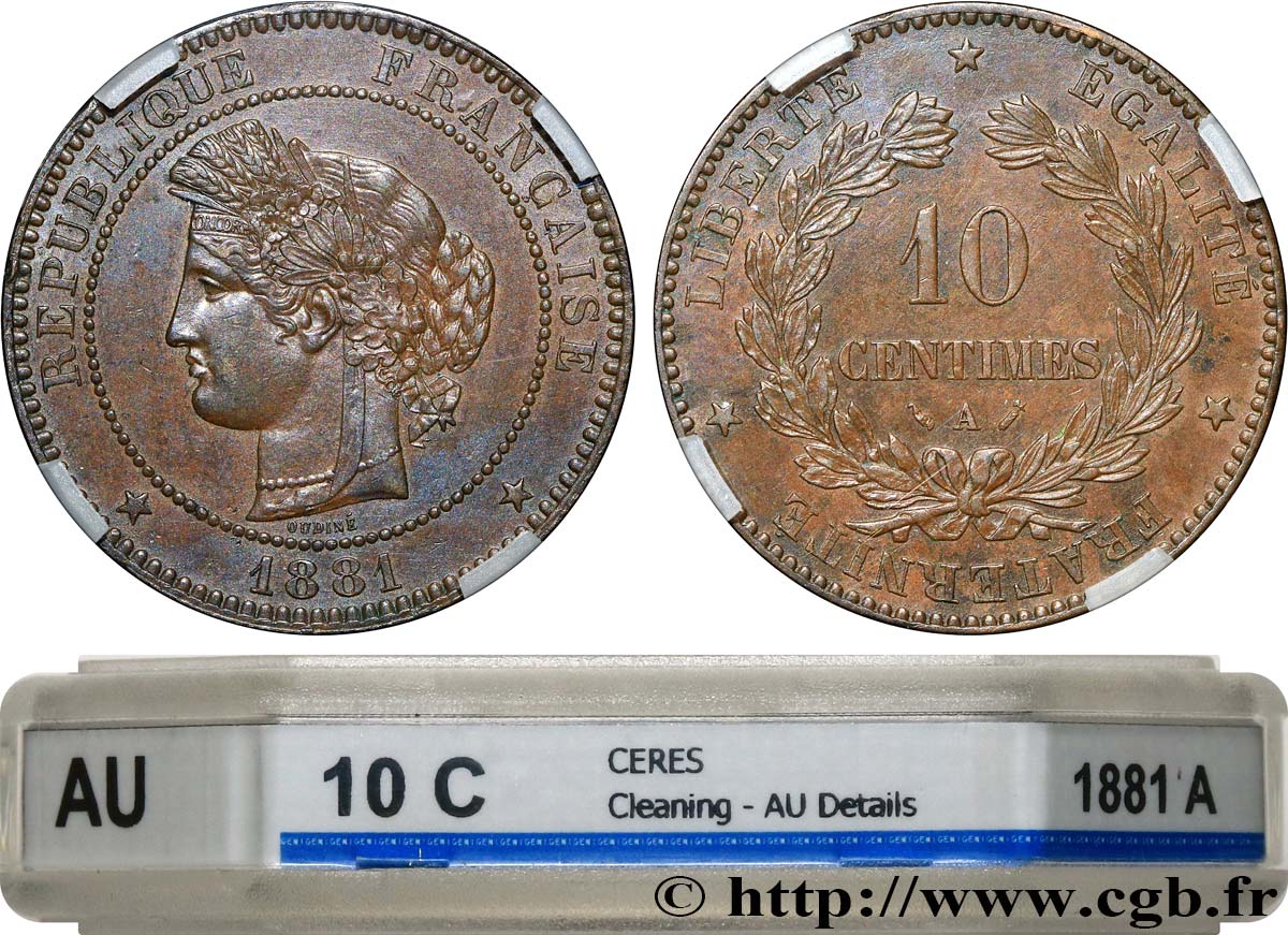 10 centimes Cérès 1881 Paris F.135/25 fVZ GENI