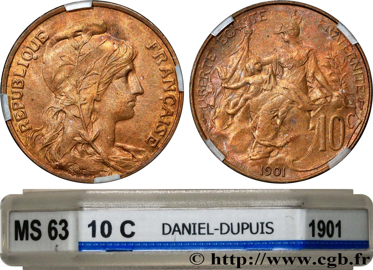 10 centimes Daniel-Dupuis 1901  F.136/10 SPL63 GENI