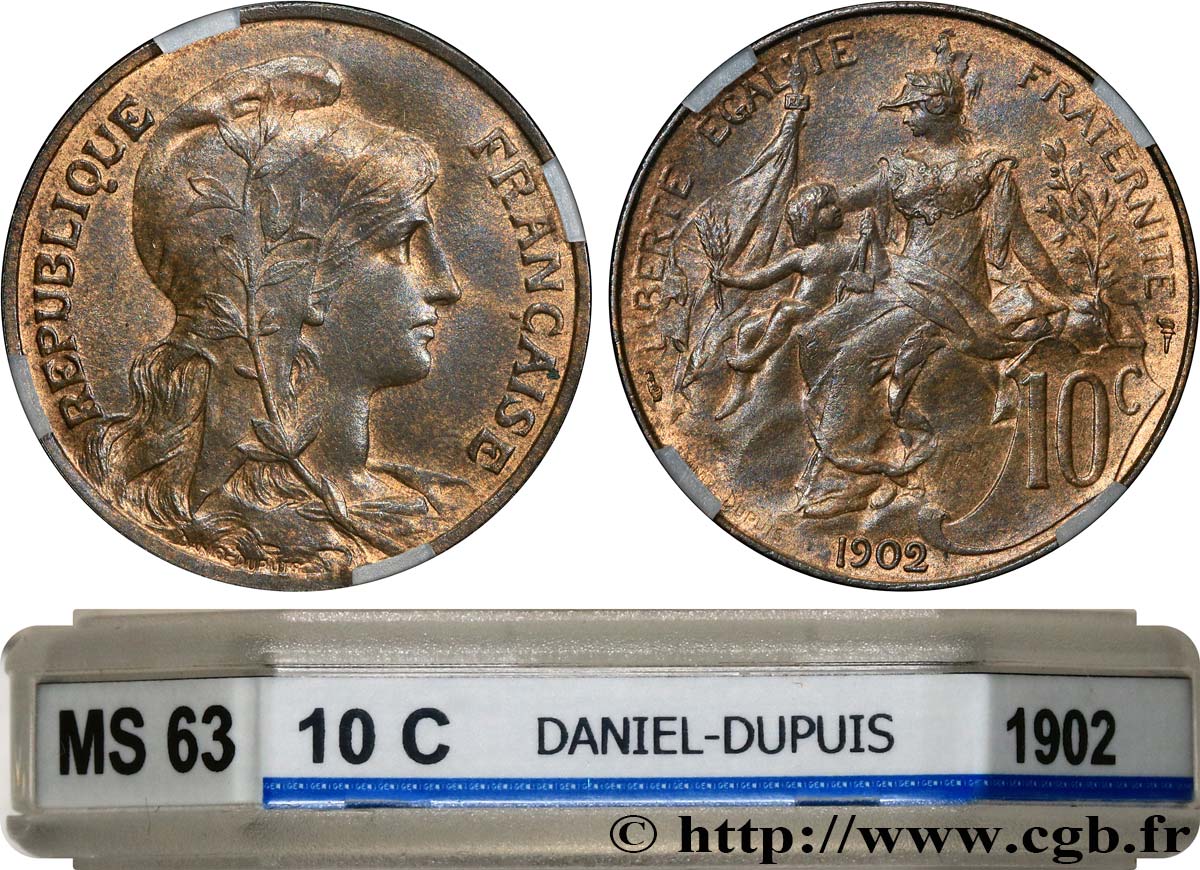 10 centimes Daniel-Dupuis 1902  F.136/11 MS63 GENI
