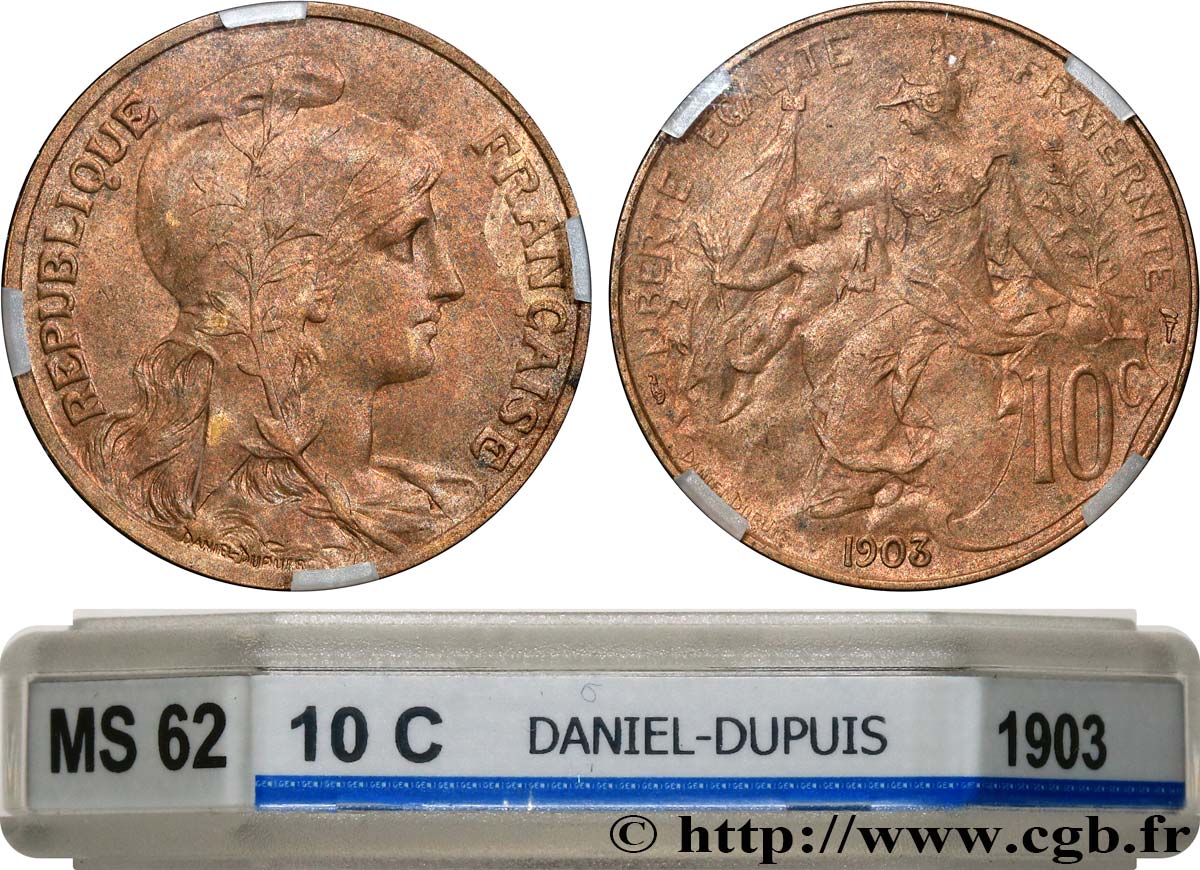 10 centimes Daniel-Dupuis 1903  F.136/12 SUP62 GENI