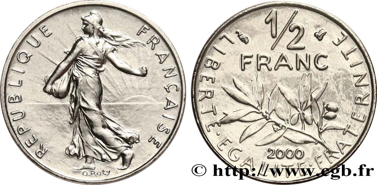 1/2 franc Semeuse 2000 Pessac F.198/43 ST 