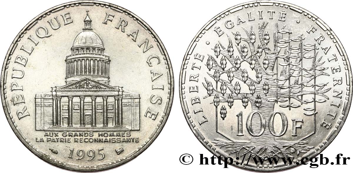 100 francs Panthéon 1995  F.451/16 EBC 