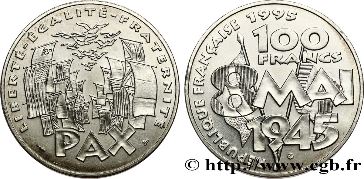 100 francs 8 Mai 1945 1995  F.463/2 fST 