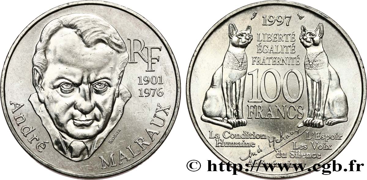 100 francs Malraux 1997  F.465/2 SUP+ 