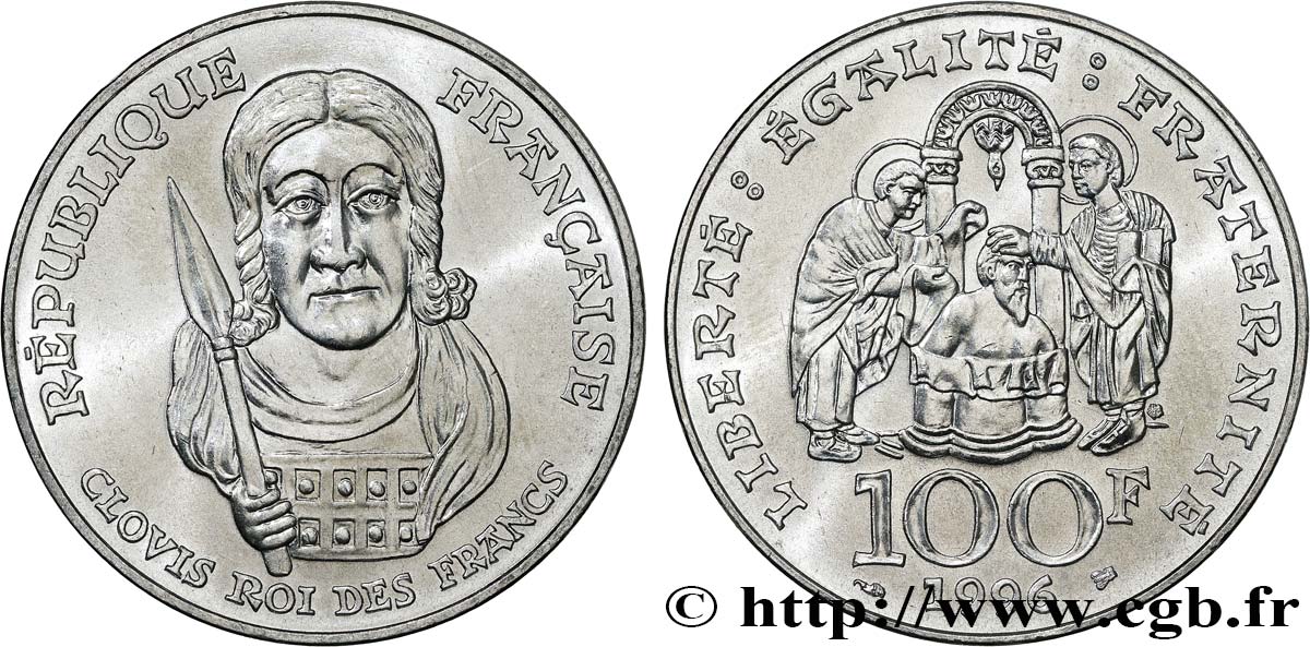 100 francs Clovis 1996  F.464/2 MS 