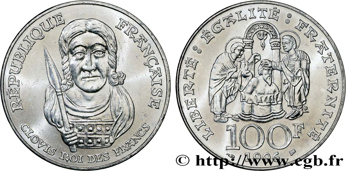 100 francs Clovis 1996  F.464/2 SPL+ 