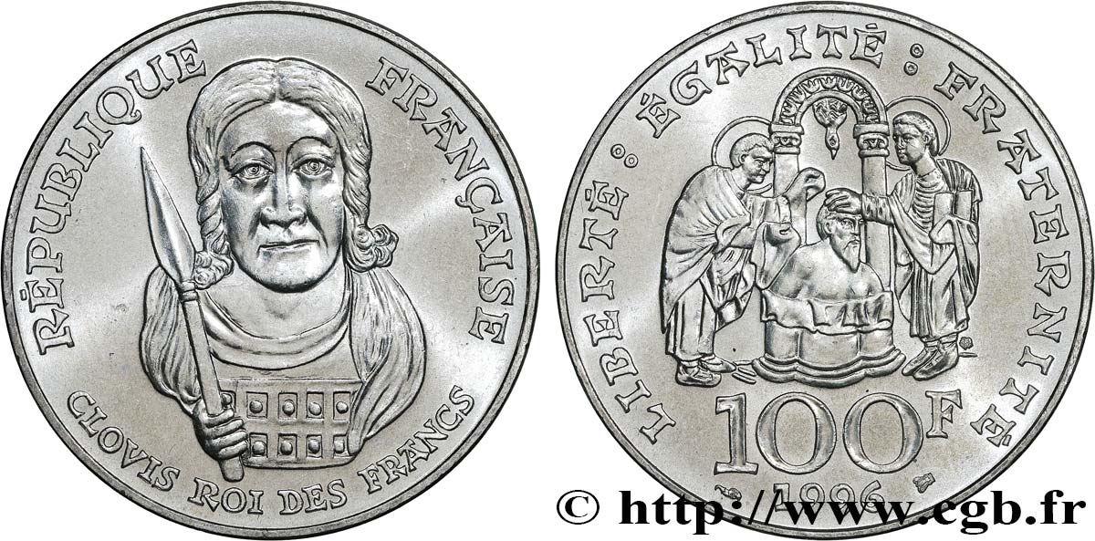 100 francs Clovis 1996  F.464/2 SPL+ 
