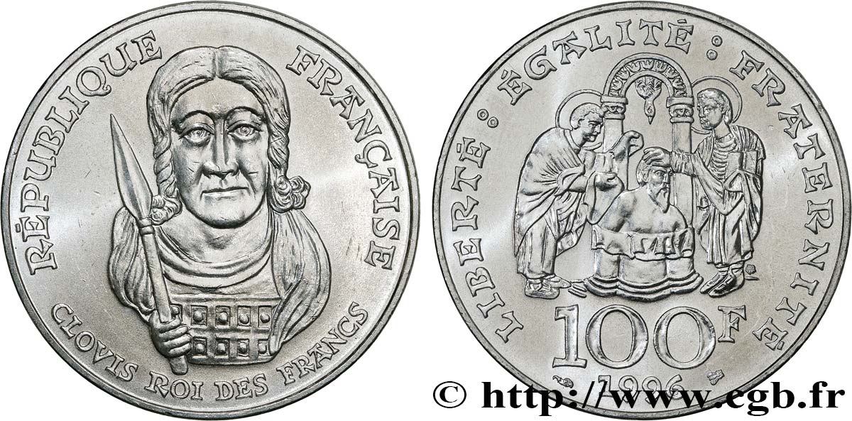 100 francs Clovis 1996  F.464/2 MS 
