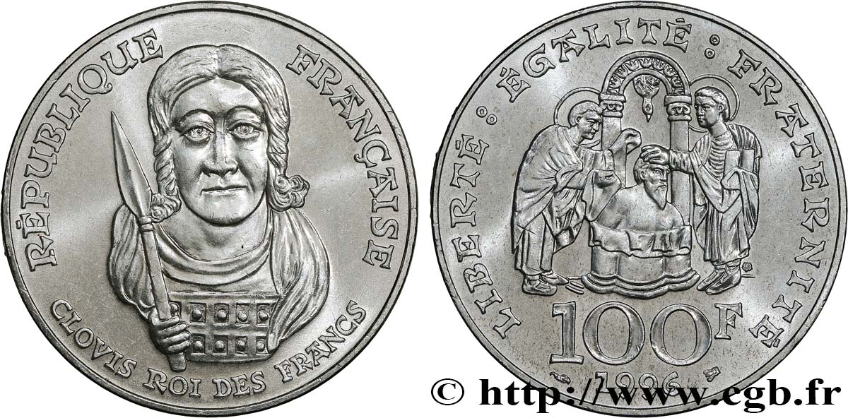 100 francs Clovis 1996  F.464/2 MS 