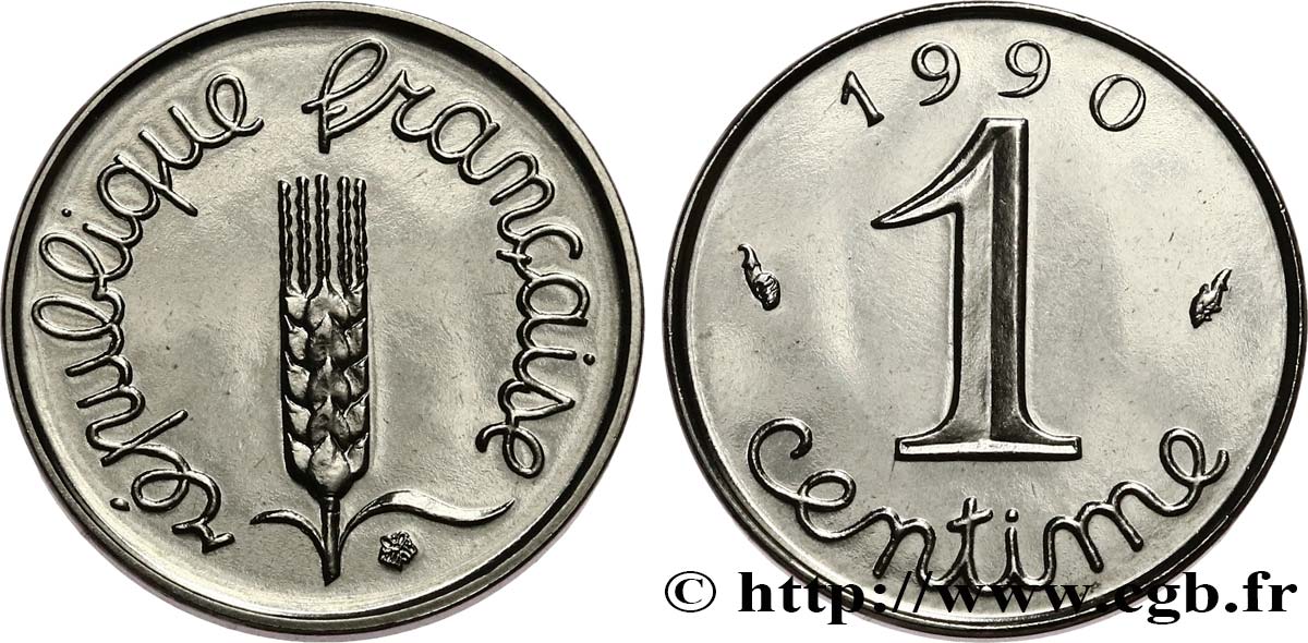 1 centime Épi 1990 Pessac F.106/47 FDC 