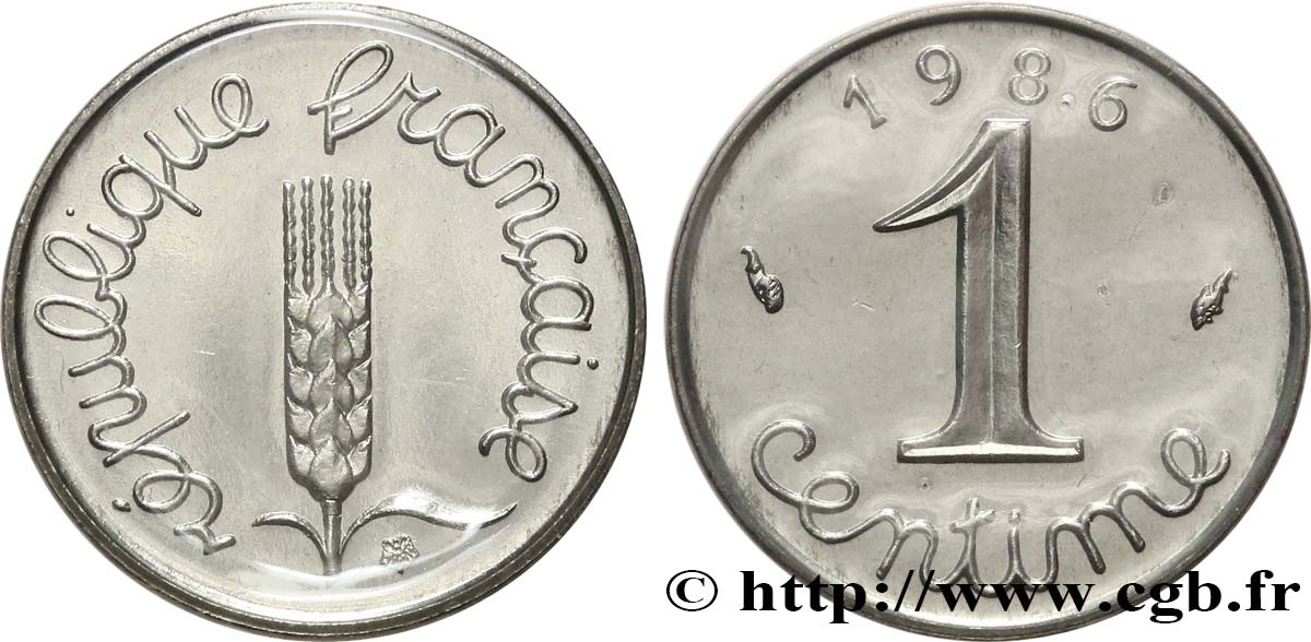 1 centime Épi 1986 Pessac F.106/43 FDC 