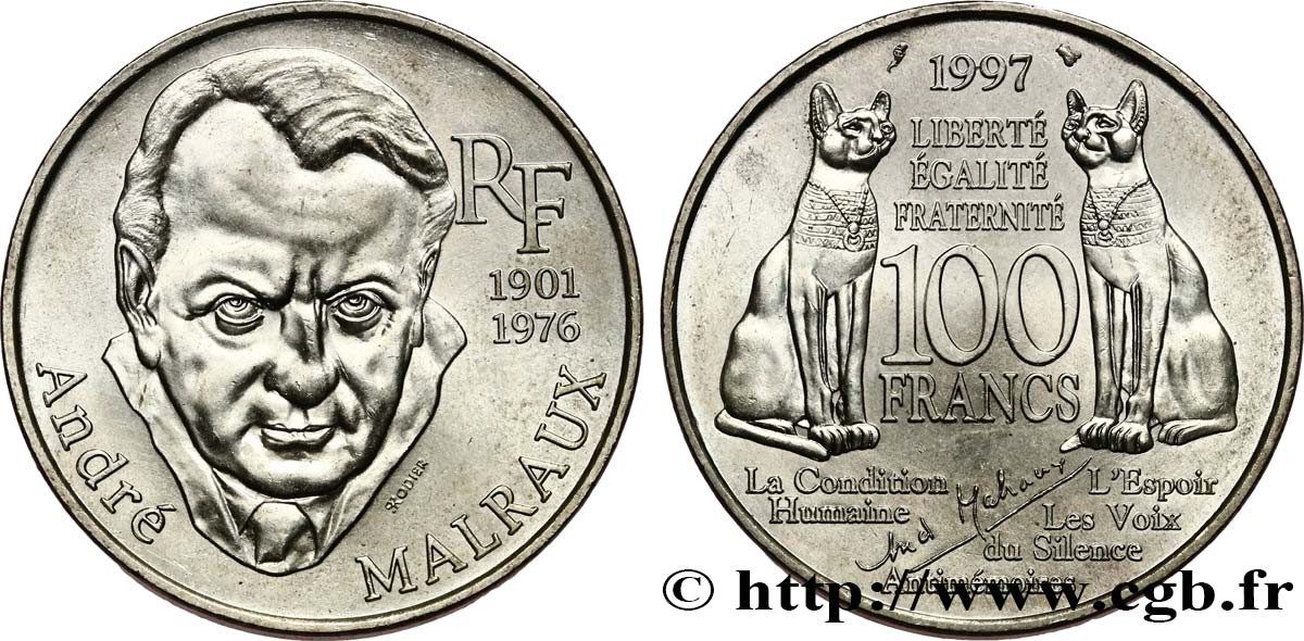 100 francs Malraux 1997  F.465/2 SPL+ 