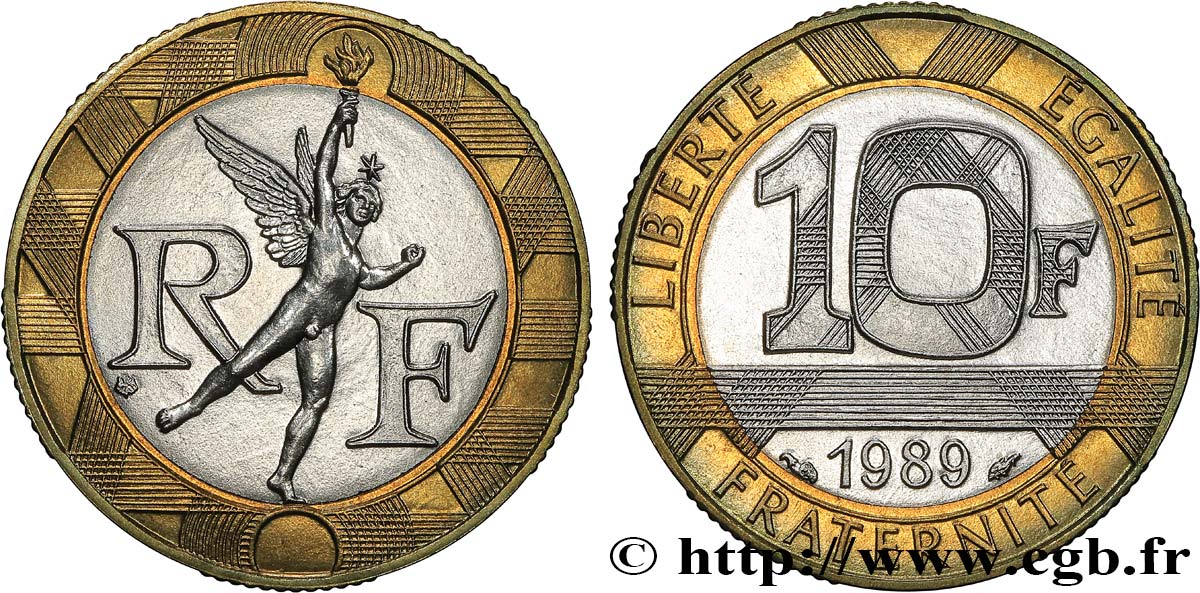 10 francs Génie de la Bastille 1989 Pessac F.375/3 FDC 