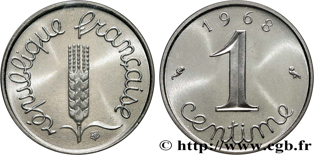 1 centime Épi 1968 Paris F.106/15 FDC 