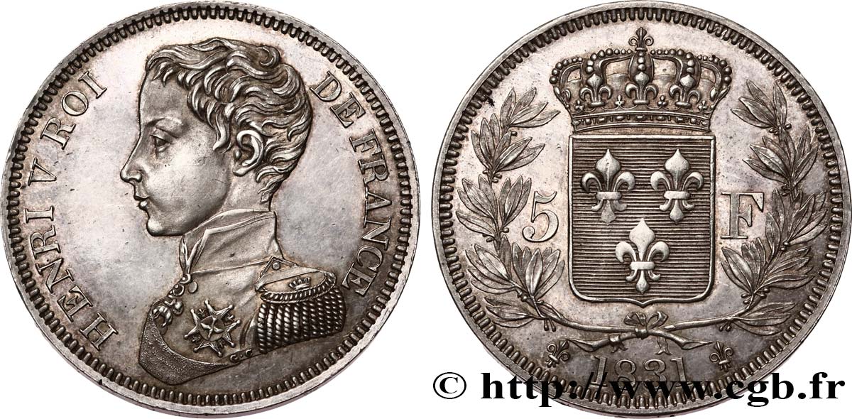 5 Francs 1831  VG.2690  MS 