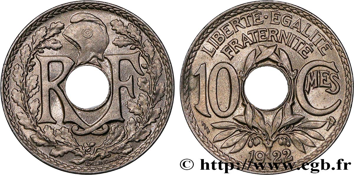 10 centimes Lindauer 1922 Poissy F.138/7 ST65 
