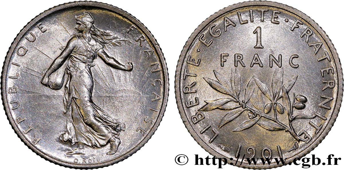 1 franc Semeuse 1901  F.217/6 VZ+ 