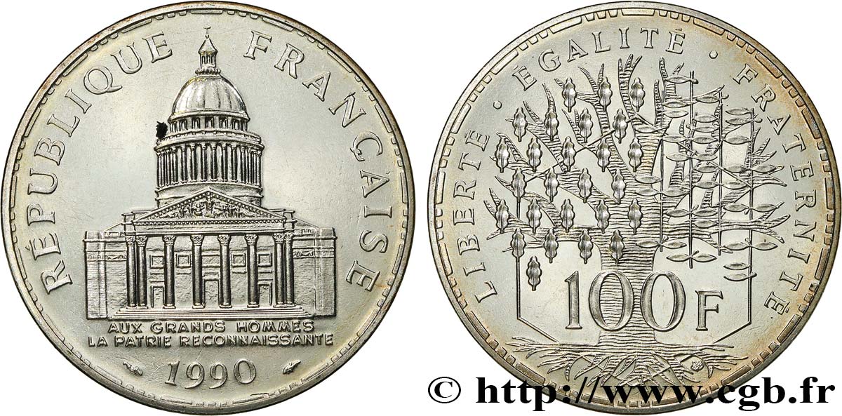 100 francs Panthéon 1990  F.451/10 ST 